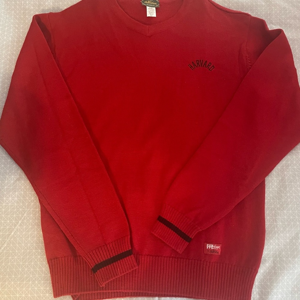 Harvard Stall & Dean Ivy League Wool Crew Sweater 2XL